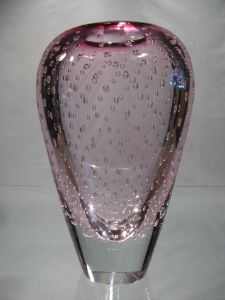 Vase bulles Murano. 