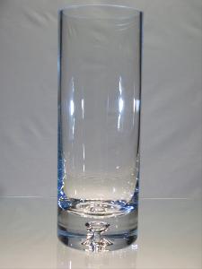 Vase tube uni moderne avec bulle 