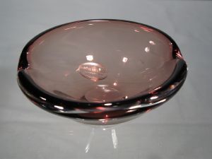 Cendrier Verre Murano améthyste 