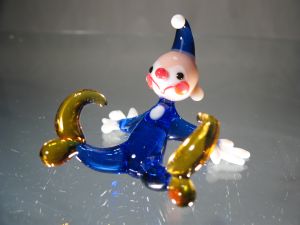 Crystal Little Clown Blue