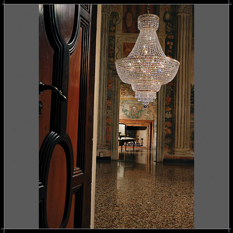 Lustre Pendant Cristal Murano Voltolina Collection Beethoven