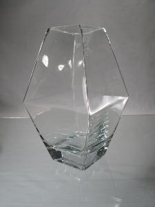 Vase Transparent Losange Uni  