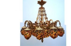 Lustre Monaco 12 Grappes raisins couleur