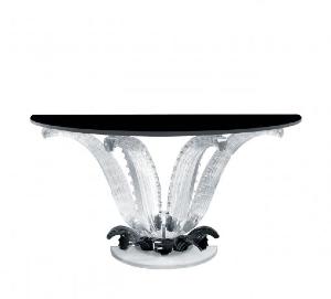 Console Cristal Lalique modele Cactus