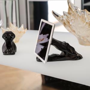 Support tablette ou smartphone Crocodile cristal Lalique 