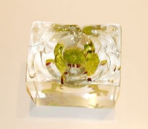 Grenouille "Plongeant dans l'eau" Murano