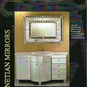 Miroir Vénitien pour salle de bain - Style Vénitien - Voltolina Murano