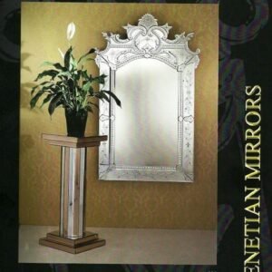 Miroir Vénitien Rectangulaire Grand Format - Style Français - Voltolina Murano