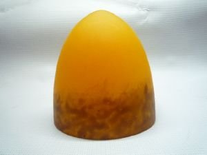 Abat-jour en Pâte de Verre - Cône - 16cm