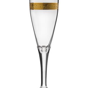 Flûte à champagne en Cristal de Bohême Taillé de la prestigieuse cristallerie Moser. Collection Copenhagen.