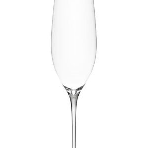 Flûte à champagne en Cristal de Bohême Uni de la prestigieuse cristallerie Moser. Collection Oeno.