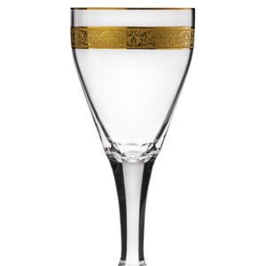 Verre à vin rouge en Cristal de Bohême Taillé de la prestigieuse cristallerie Moser. Collection Copenhagen.