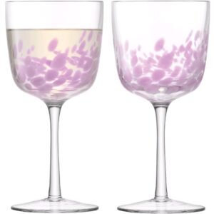 Verres en cristal uni de couleur