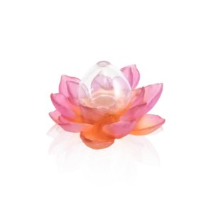 Soliflore Jardin de Lotus Daum - Ambre Rose