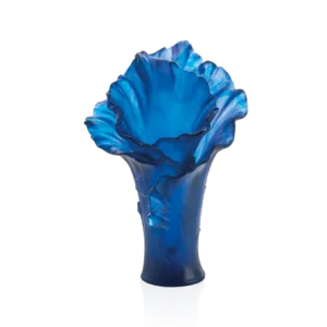 Vase Arum Daum - Bleu Nuit - Grand Modèle