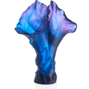 Vase Arum Daum - Bleu Nuit - Modèle Magnum