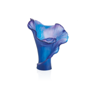 Vase Arum Daum - Bleu Nuit - Moyen Modèle