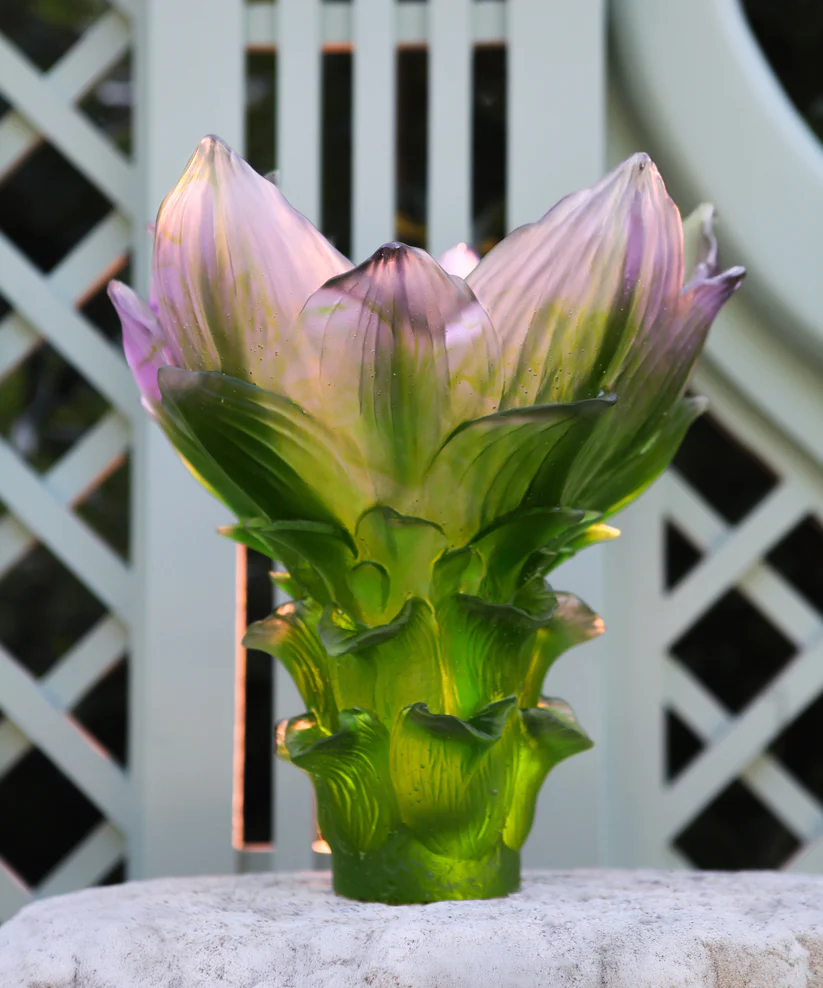 Vase Jardin de Lotus Daum - Grand Modèle – Image 2