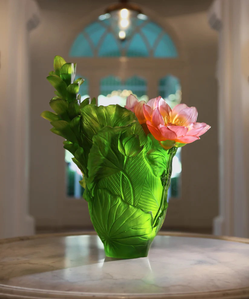 Vase Jardin de Lotus Daum - Modèle Magnum – Image 2