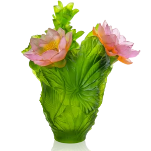 Vase Jardin de Lotus Daum - Modèle Magnum