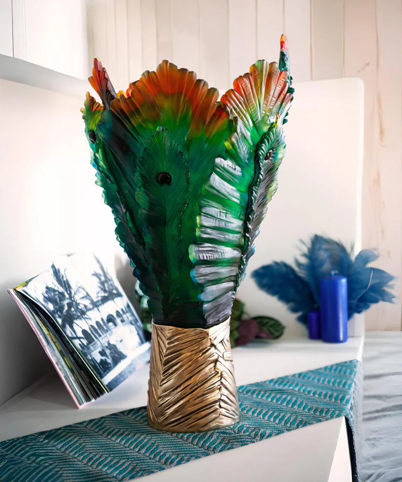 Vase Fleur de Paon Daum - Modèle Prestige – Image 2