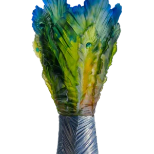 Vase Fleur de Paon Exotique Daum - Modèle Prestige