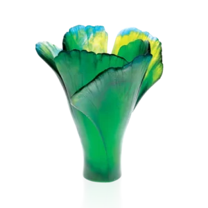Vase Ginkgo Daum - Vert - Grand Modèle