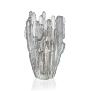 Vase Jardin de Cactus Daum & Emilio Robba - Gris - Grand Modèle