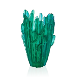 Vase Jardin de Cactus Daum & Emilio Robba - Vert - Grand Modèle