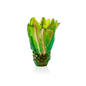 Vase Palm Beach Daum & Emilio Robba - Finition Or - Moyen Modèle