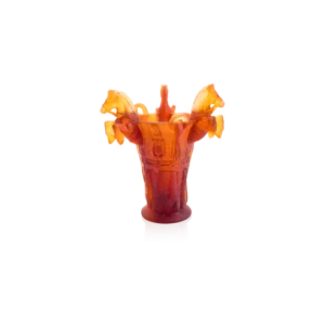 Vase Rêve Équestre Daum - Ambre - Petit Modèle