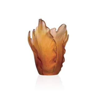 Vase Tulipe Daum - Ambre - Petit Modèle