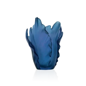 Vase Tulipe Daum - Bleu - Petit Modèle