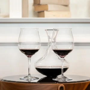 Verres à vin en cristal