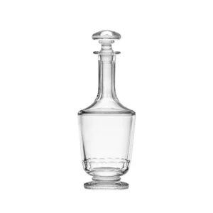 Carafe à décanter à vin 1L en authentique cristal de bohême taillé main. Collection Mozart de Moser, la plus prestigieuse & réputée cristallerie de Bohême.