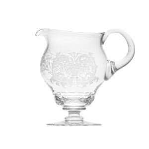 Carafe à eau 1,5L en authentique cristal de bohême taillé main. Collection Baroque de Moser, la plus prestigieuse & réputée cristallerie de Bohême.