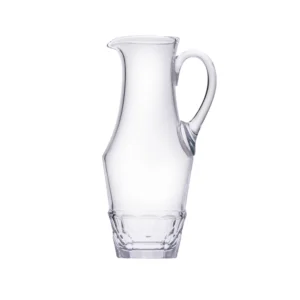 Carafe à eau 1,5L en authentique cristal de bohême taillé main. Collection Sonnet de Moser, la plus prestigieuse & réputée cristallerie de Bohême.
