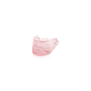 Coupelle Poétique by Tamara Ralph en pâte de verre de la prestigieuse cristallerie Daum, réalisée en collaboration avec l'artiste Tamara Ralph. Couleur rose.