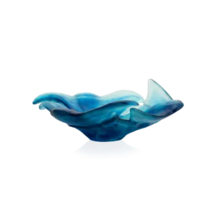 Coupelle Raies Maya en pâte de verre de la prestigieuse cristallerie Daum, collection Maya.