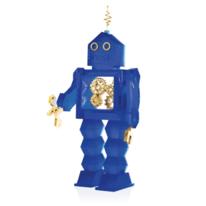 Sculpture "Daumot 163" en pâte de verre de la prestigieuse cristallerie Daum, réalisée en collaboration avec l'artiste Kriki.