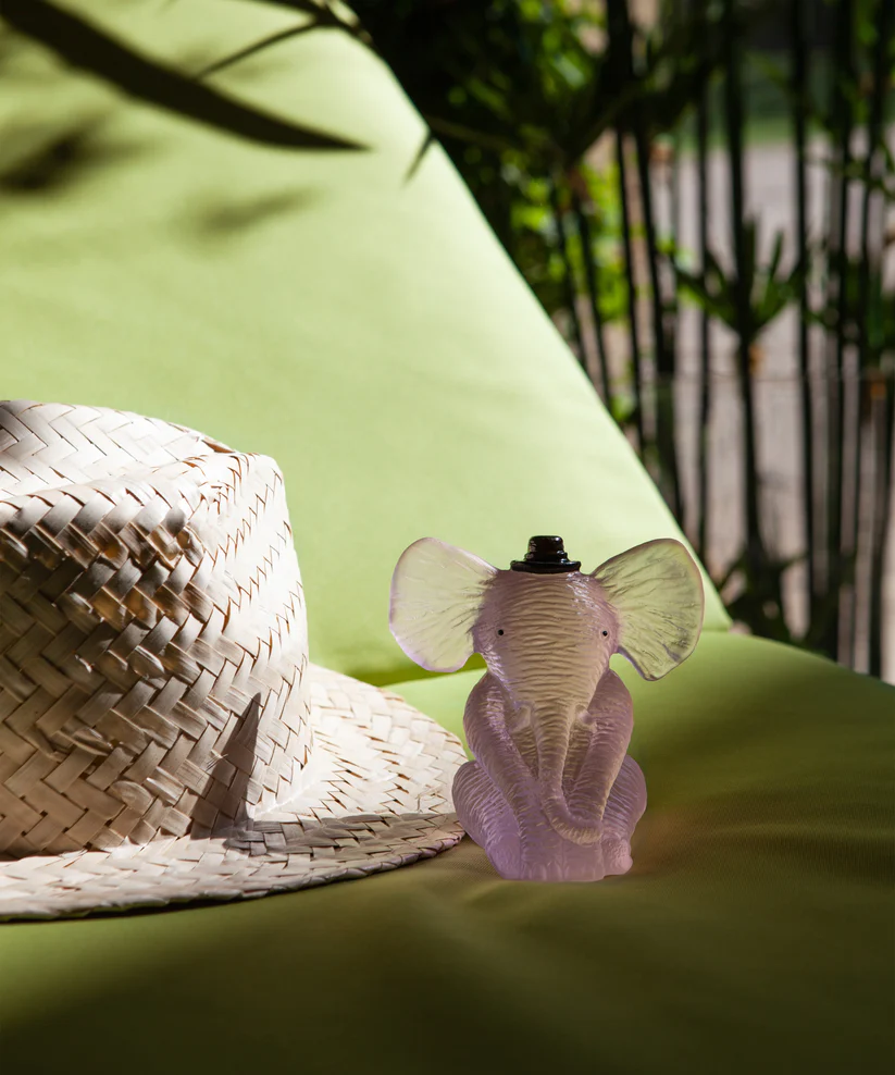 Éléphanteau Daum - Rose – Image 2