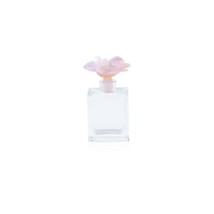 Flacon de Parfum en pâte de verre de la prestigieuse cristallerie Daum, collection Or d'Abeille.