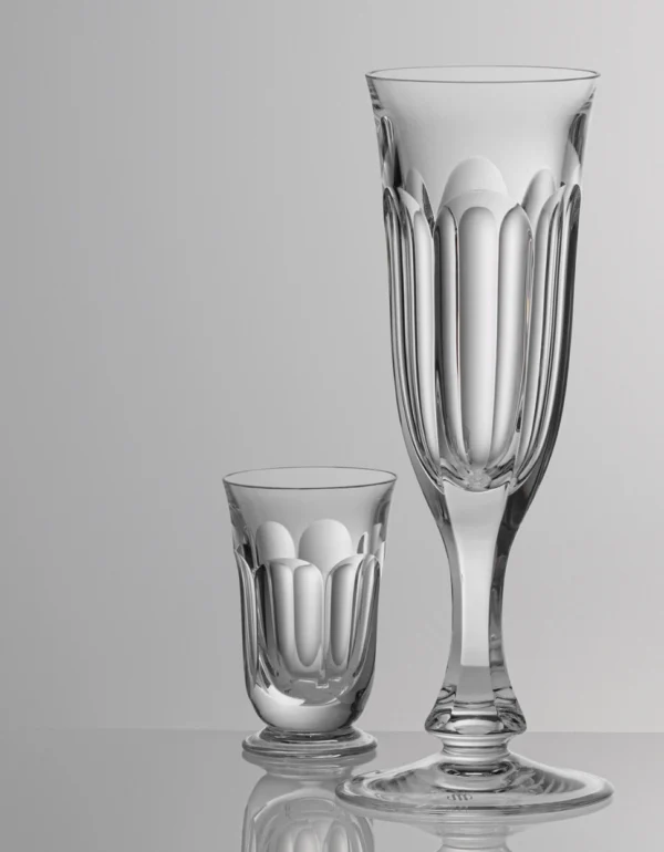 Flûtes à Champagne en Cristal de Bohême - Verres à Griller Marquis