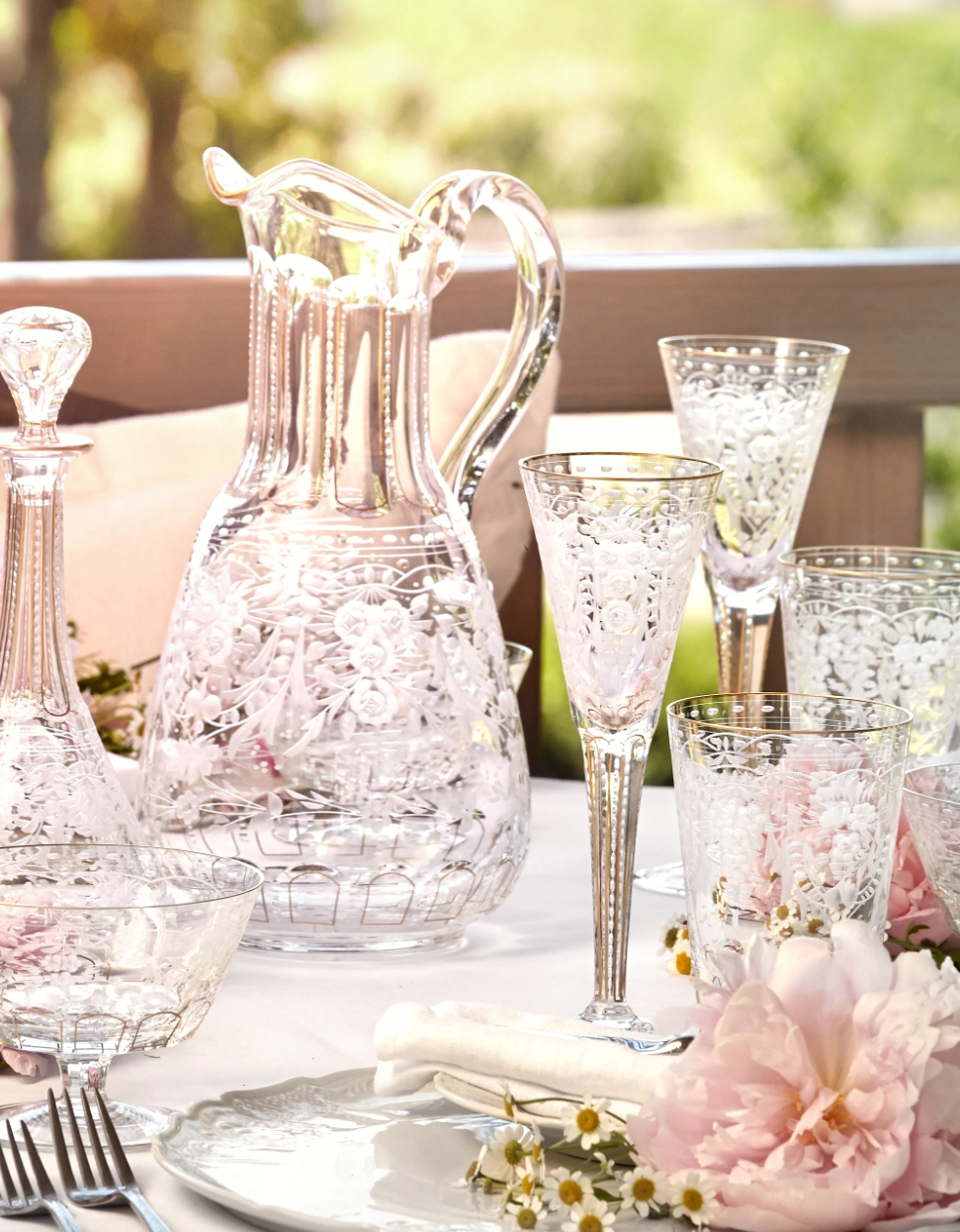 Flûte à Champagne 160ml Maharani en Cristal de Bohême Taillé - Moser – Image 4