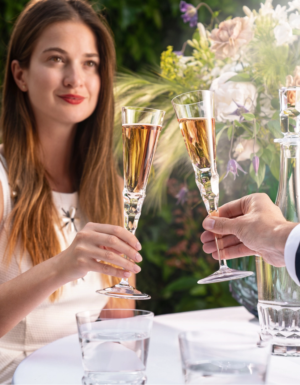 Flûte à Champagne 140ml Sonnet en Cristal de Bohême Taillé - Moser – Image 5