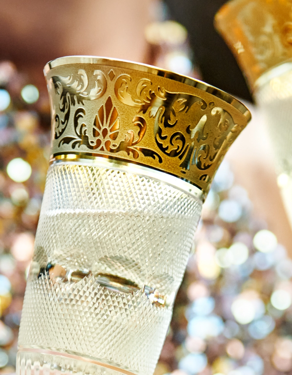 Flûte à Champagne 140ml Splendid en Cristal de Bohême Taillé - Moser – Image 3