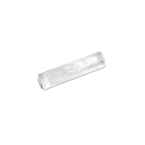 Sculpture d'un "Mezuzah Feuille d'Olivier" en pâte de verre de la prestigieuse cristallerie Daum. Couleur blanche.