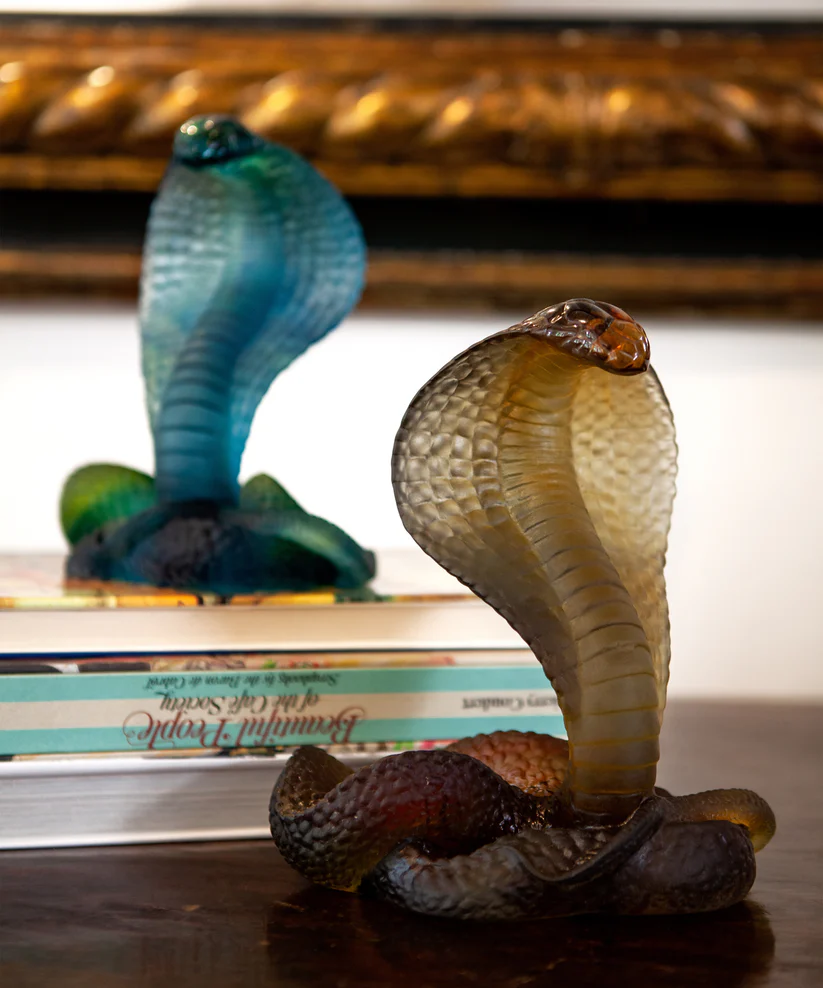 Serpent Naja Daum - Ambre & Gris – Image 5