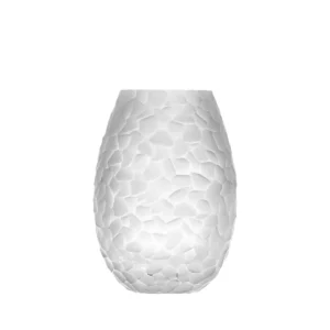 Vase Arctic 21cm en authentique cristal de bohême taillé main. Création de Moser, la plus prestigieuse & réputée cristallerie de Bohême.