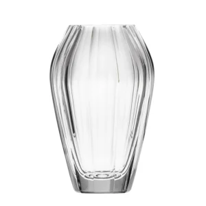 Vase Diva 20cm en authentique cristal de bohême taillé main. Création de Moser, la plus prestigieuse & réputée cristallerie de Bohême.